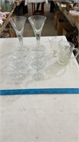 Tall wine glass’s, glass wine set, glass cups.