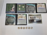 12 Susan B. Anthony Dollars & Stamp