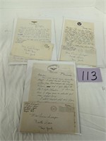 Lot of 1943 Letters & Envelopes