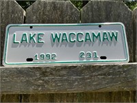 1992 LAKE WACCAMAW CITY TAG