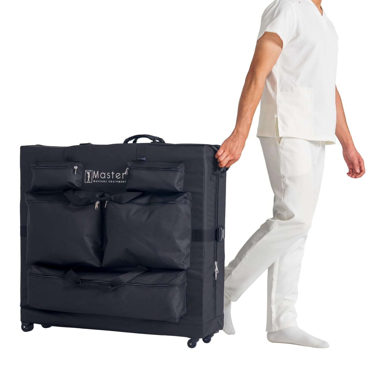 Master Massage Luggage Style Wheeled Massage Table