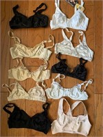 LOT OF 10 VINTAGE BRAS SIZE 34 B & C