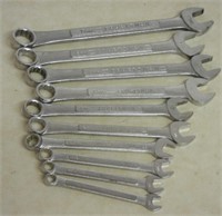 Ten Craftsman Metric Combination Wrenches