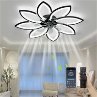 $137  35' Ceiling Fan with Lights, Remote Control