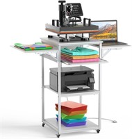 $150  Movable Heat Press Table with Pull-Out Tray