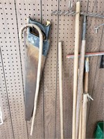 Three (3) hand saws/cane