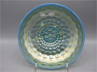 West. 8" blue opal COin Dot ICS bowl