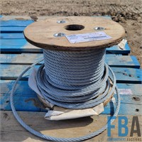 Spool of 5/16" Galvanized Cable