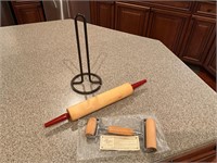 Rolling Pin, Dough Roller, Paper Towel Holder