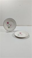 Vintage Scion Pottery Dorset Pink Roses White