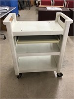 Rubbermaid Utility Cast with 3 Tiers and Keyboard