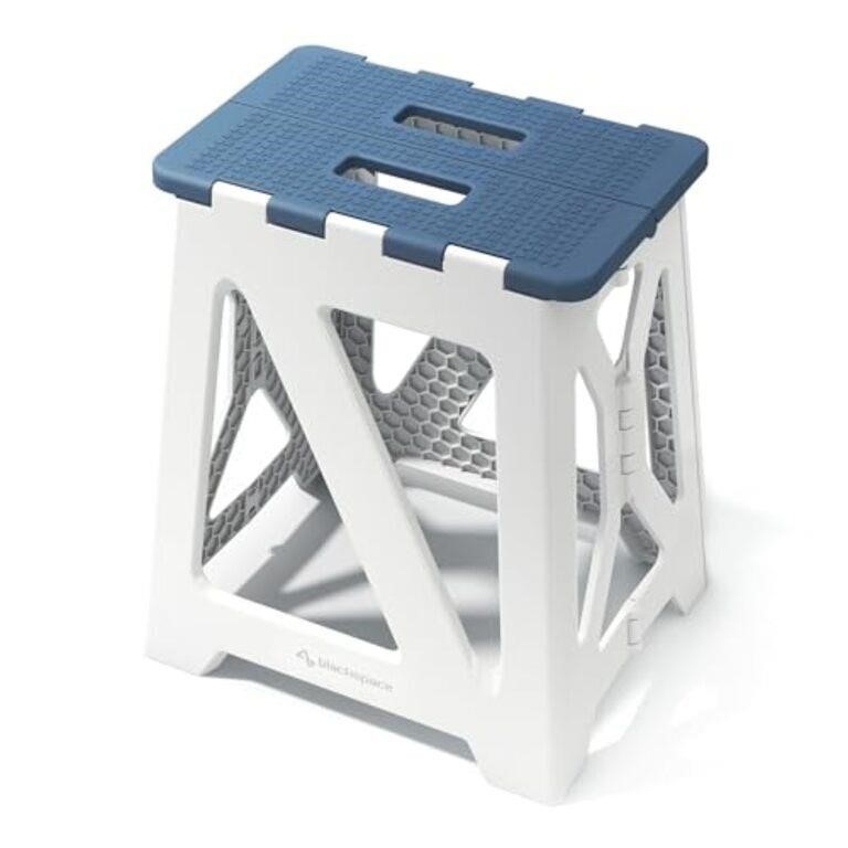 BLACKSPACE Folding Step Stool with 16 Inch Height