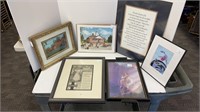 Variety of framed photos, (1) Williamsburg, VA -