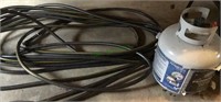 Mixed lot, garden hose, approximately 50 feet