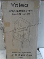 Wooden adjustable chair