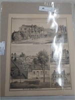 Vintage Engravings-Lampeter/Paradise Twp Residence