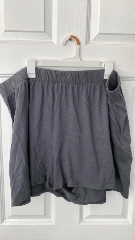 Womenâ€™s flat gray shorts and under wear