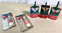 Vintage SINGER 4 oz Oil Cans & lubricant