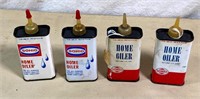 4pcs- Vintage Sohio 4oz oil cans