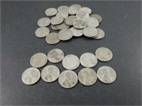 Bag of (36) 1943 Steel Cents - Better than