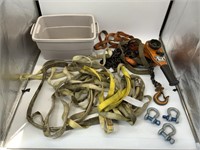 WINCH, STRAPS, AND ANCHOR SCREW PINS BUNDLE