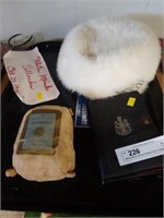 White Mink Hat by Pollack Furs, Foreign Coins,
