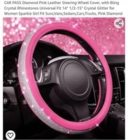 MSRP $12 Pink Steering Wheel Cover