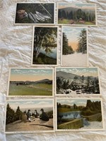 8 Adirondack post cards