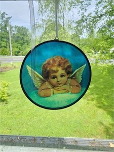 4.5" Angel cherub sun catcher