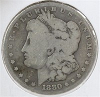 1880-O Morgan Silver Dollar (Small O Type)