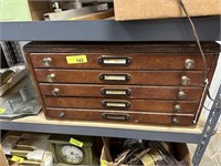 VINTAGE WOOD WATCH CRYSTAL CABINET LOOK @ THIS