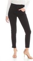 O520  Versatile High-Rise Slim Fit Jeans, 13 Black