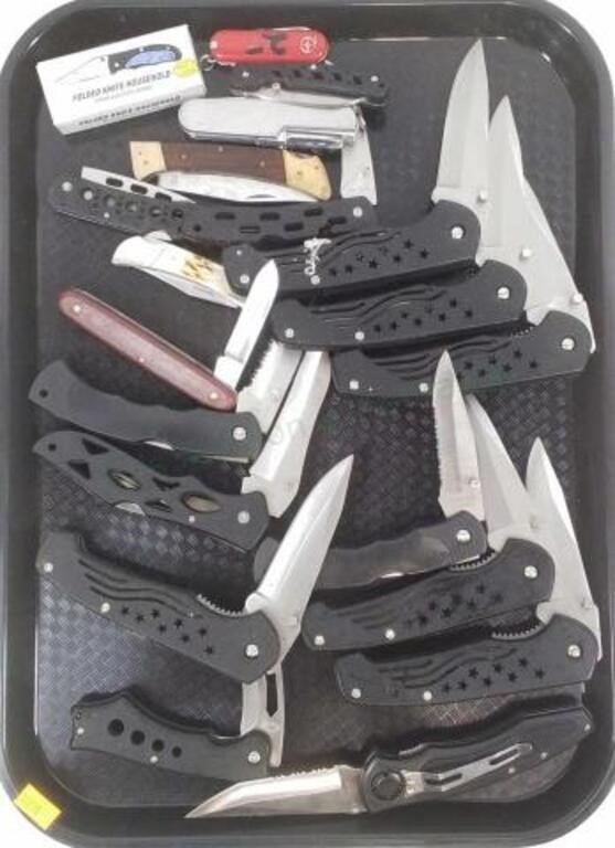(20) Assorted Knives, Pocket Knives