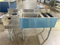 NEW Old Stock Bar Sink 50” X 18” X 33”