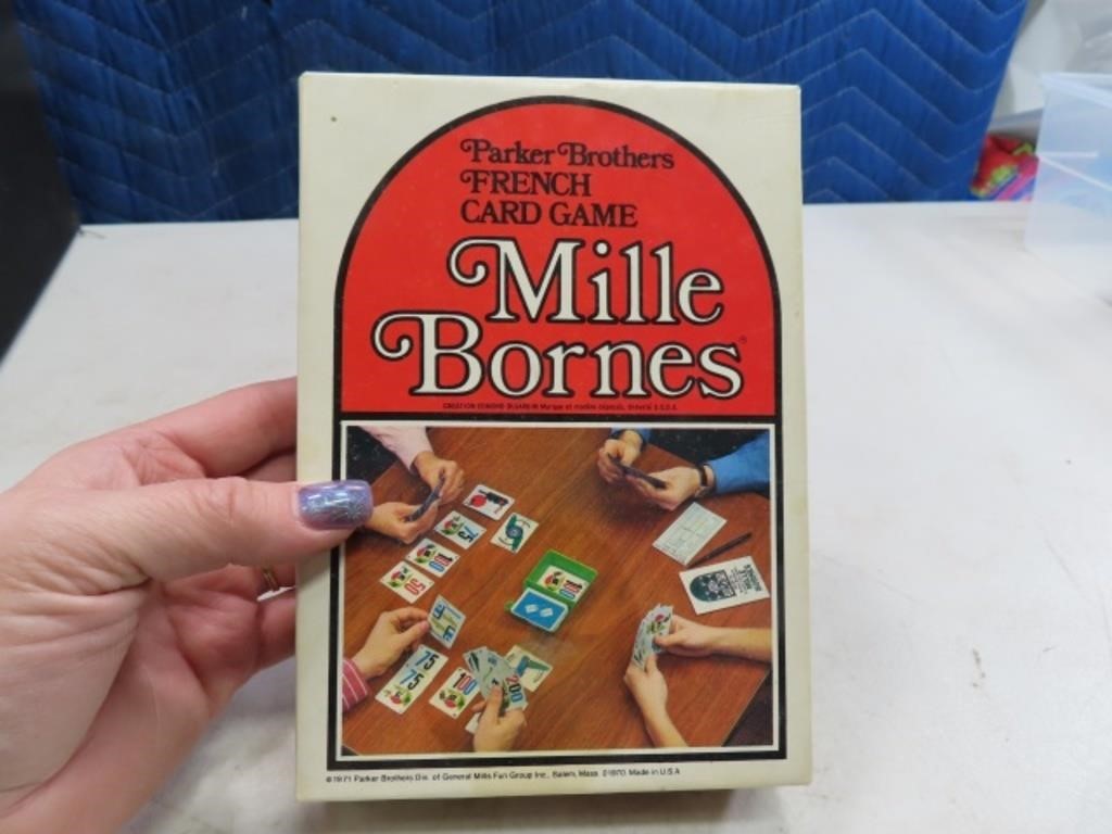 MILLE BORNES vintage French Card Game