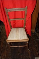 Antique Youth Chair with Cushion