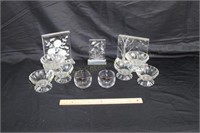 Etched Lucite, Sherbet Cups And More