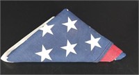 Vintage American Flag REFOLDED