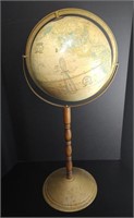 Vintage Globe on Tall Base