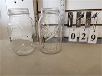 2 Glass Jars - no Lids