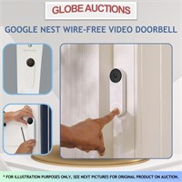 GOOGLE NEST WIRE-FREE VIDEO DOORBELL (MSP:$299)