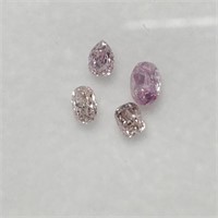$1500  White& Pink Diamond(0.4ct)