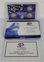 2008 U S State Quarter Proof Set