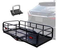 OKLEAD Heavy Duty Hitch Mount Cargo Carrier, 60"x2