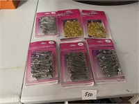 lot of safety pins