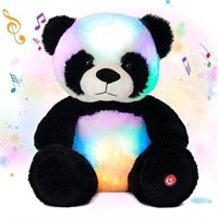 Cuteoy Musical Plush Panda Stuffed Animal Soft Glo