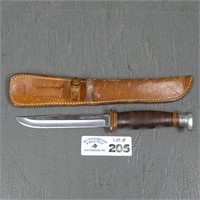 Ka-Bar Slender Fixed Blade Knife & Sheath