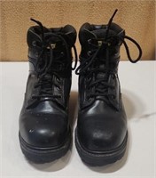 Sz 10 Stanley Steel Toed Leather Boots