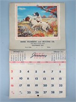Twin Falls, Idaho 1955 Sporting Dogs Calendar