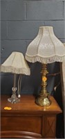 TWO DECOR LAMPS